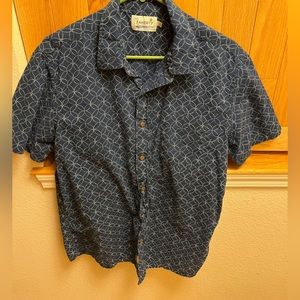 Patterned Button Up Shirt
